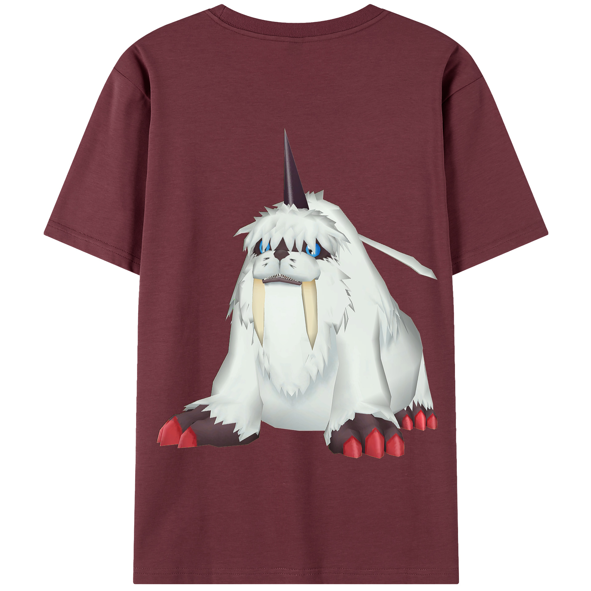 （画像用） Digimon デジタルモンスター/デジモン 綿100％半袖Tシャツ（背面プリント）